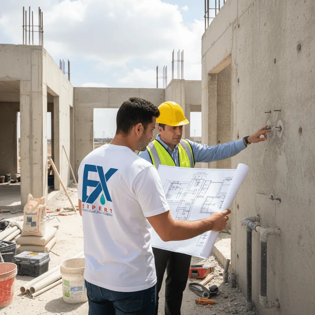 Expert Team working on plans